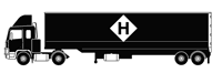 Hazardous materials transport vehicle